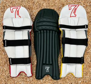 
                  
                    Load image into Gallery viewer, Coloured Premier Batting Pads (7 Sins Branding)
                  
                